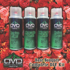 Hydrographics Aerosol DIY Dip kit - Rose Bouquet Hydrographics Aerosol DIY Dip kit - Rose Bouquet