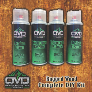 Hydrographics Aerosol DIY Dip kit - Rugged Wood Hydrographics Aerosol DIY Dip kit - Rugged Wood