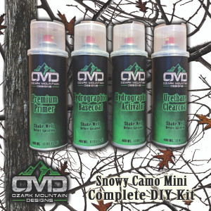 Hydrographics Aerosol DIY Dip kit - Snowy Camo Mini Hydrographics Aerosol DIY Dip kit - Snowy Camo Mini