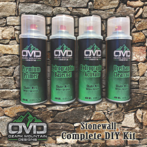 Hydrographics Aerosol DIY Dip kit - Stonewall Hydrographics Aerosol DIY Dip kit - Stonewall