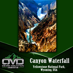Canyon Waterfall Poster Print Canyon Waterfall Poster Print