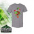 Christmas Grinch Ho Ho Ho Gray T-Shirt