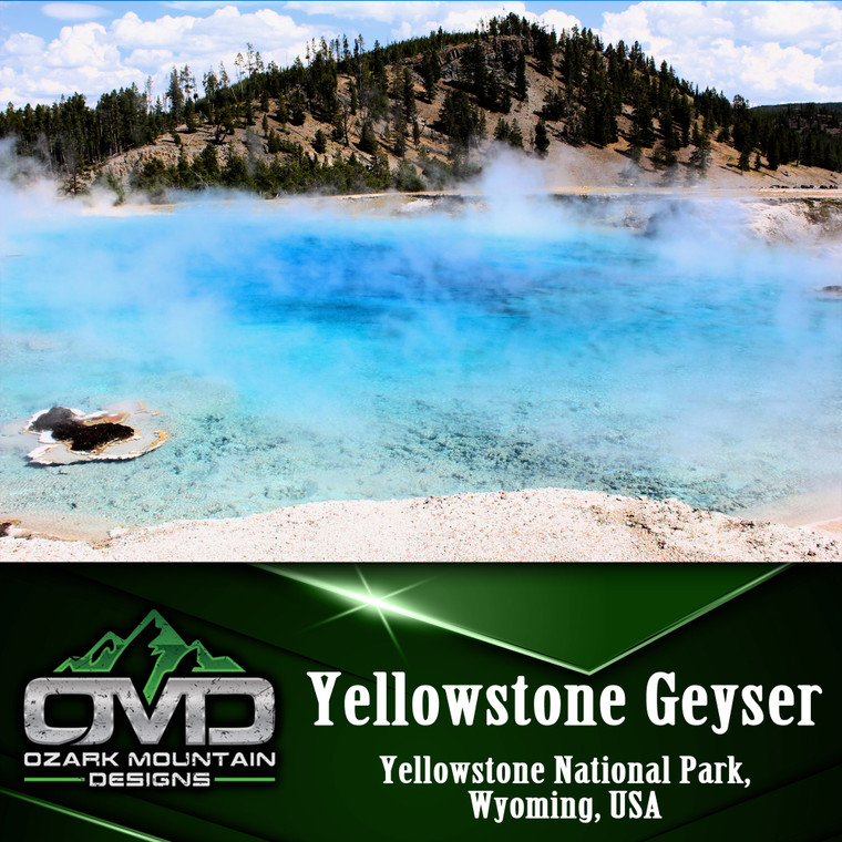 Yellowstone Geyser Poster Print