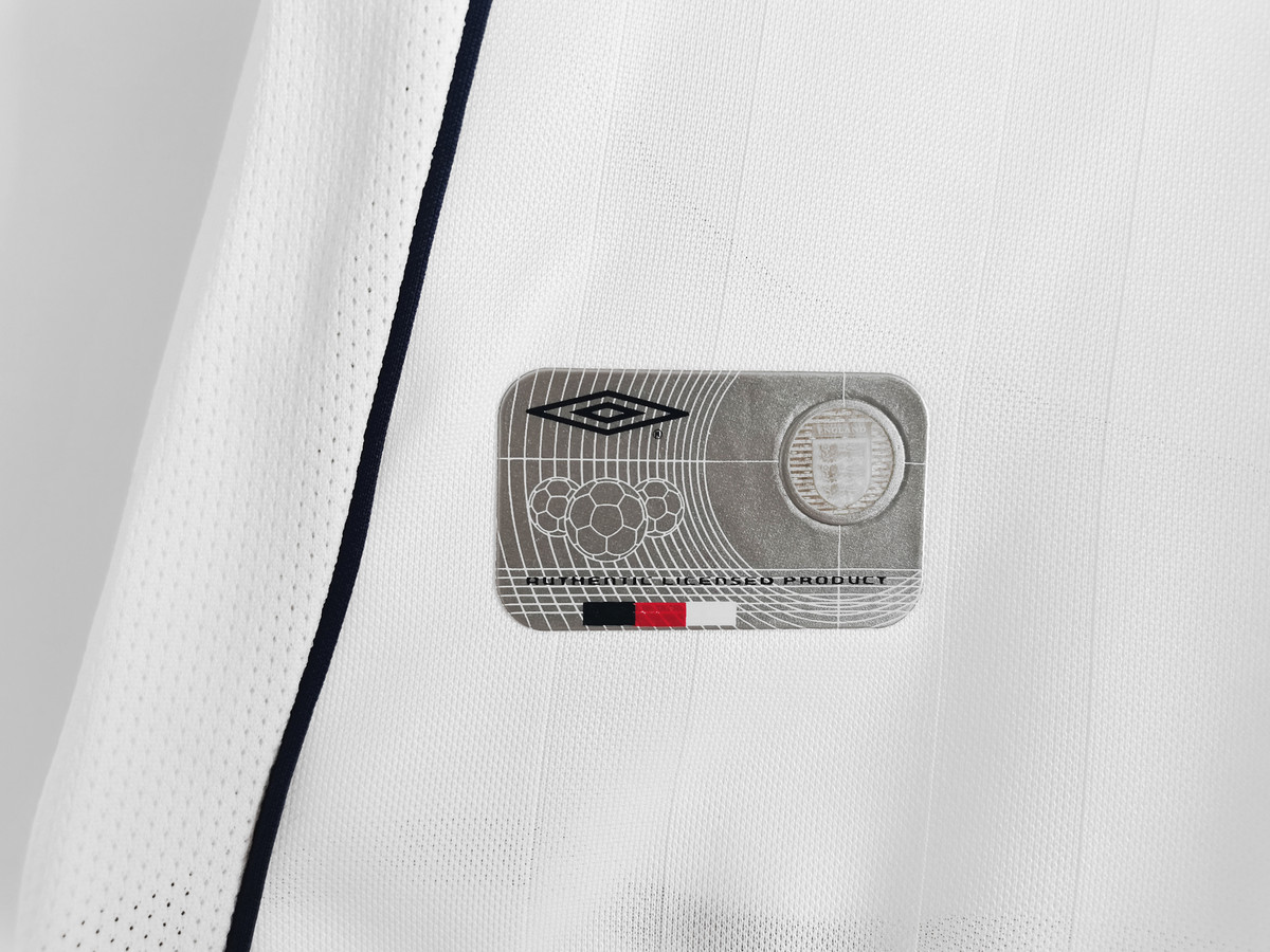 England 01/03 Men's Home Retro Long Sleeve Shirt