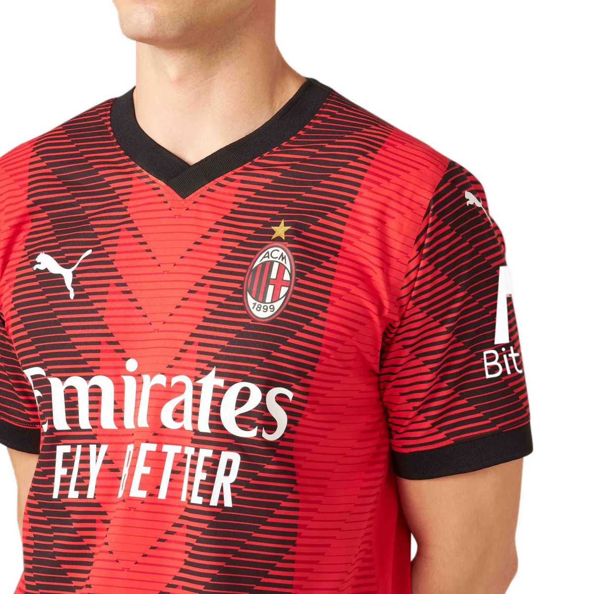 AC Milan 23/24 Stadium Men's Home Shirt