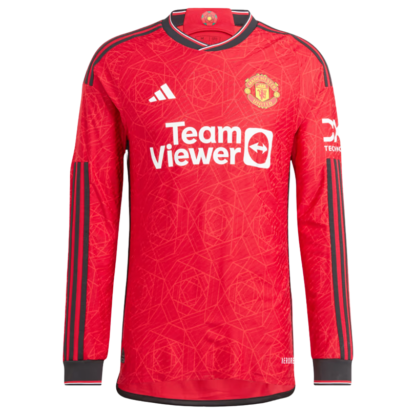 Manchester United 23/24 Men's Home Long Sleeve Shirt
