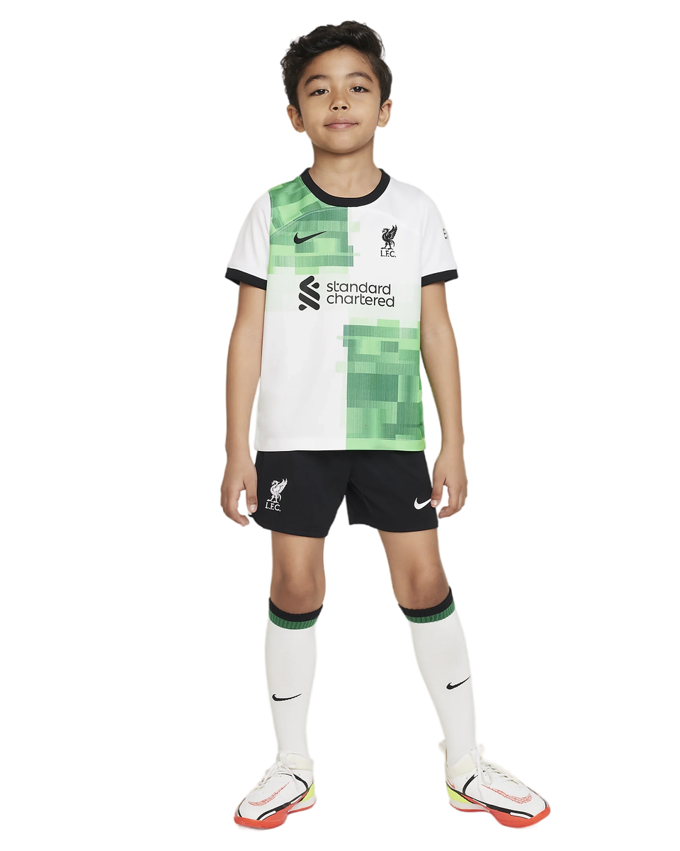 Liverpool 23/24 Kid's Away Shirt and Shorts