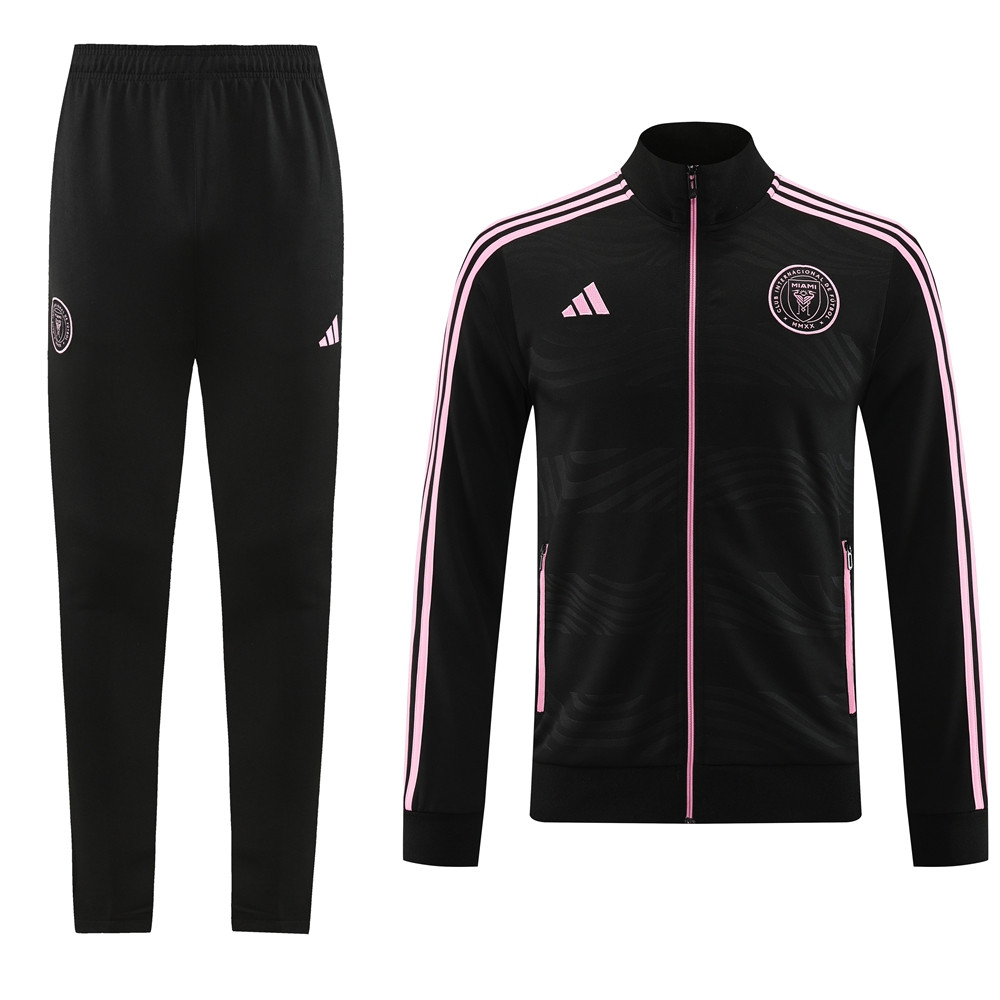 Inter Miami 2023 Men's Black Long Zip Jacket