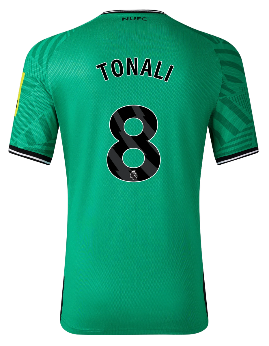 TONALI #8 Newcastle United 23/24 Stadium Men's Away Shirt - PL Font