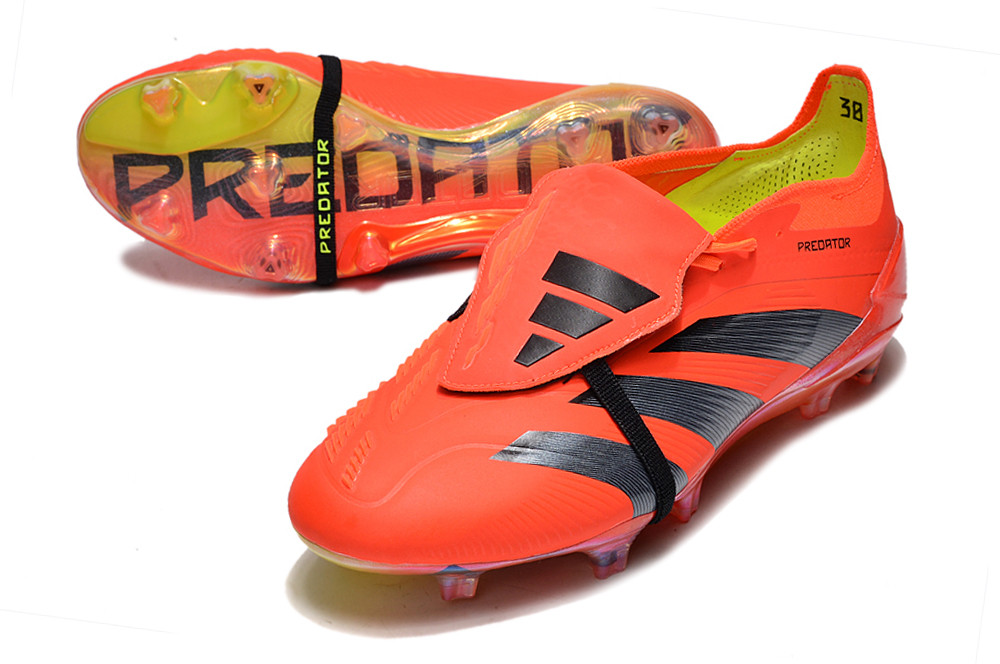 adidas Predator Elite FG Fold-Over Tongue - Solar Red