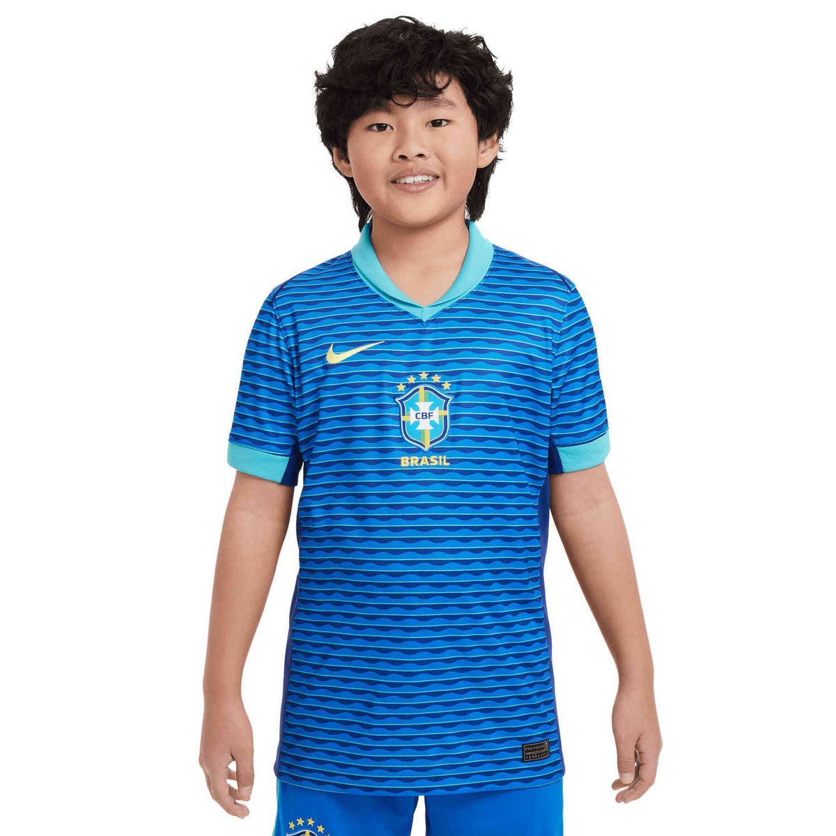 Brazil 2024 Kid's Away Shirt and Shorts