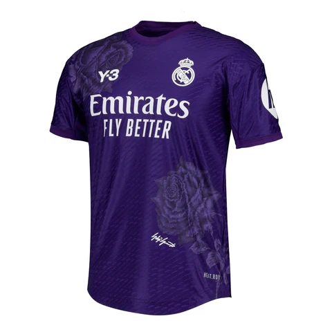 Real Madrid Y-3 23/24 Authentic Men's Fourth Purple Shirt