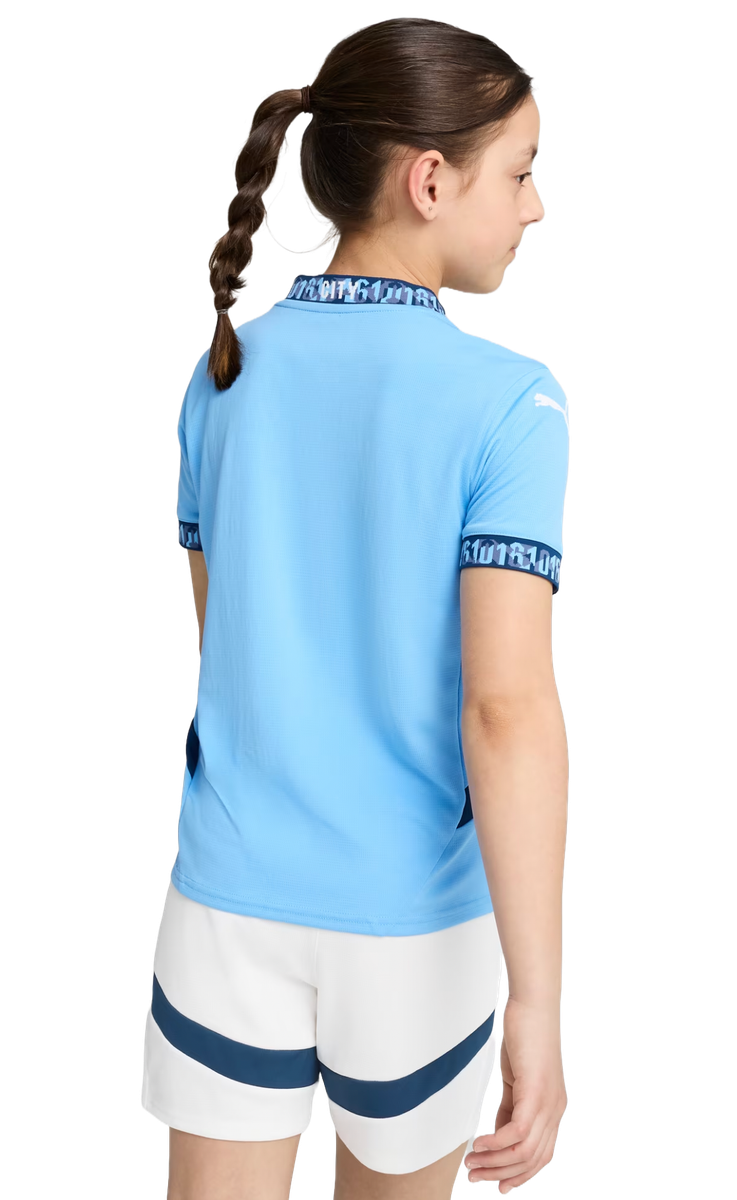 Manchester City 24/25 Kid's Home Shirt and Shorts