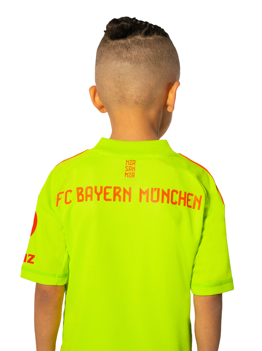 Bayern Munich 24/25 Kid's Home Goalkeeper Shirt and Shorts