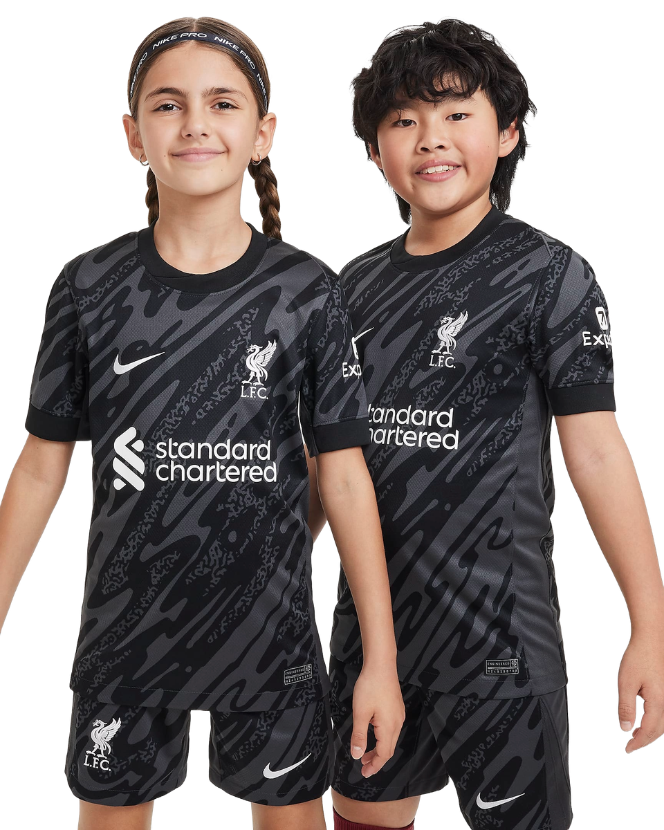 Liverpool 24/25 Kid's Home Goalkeeper Shirt and Shorts
