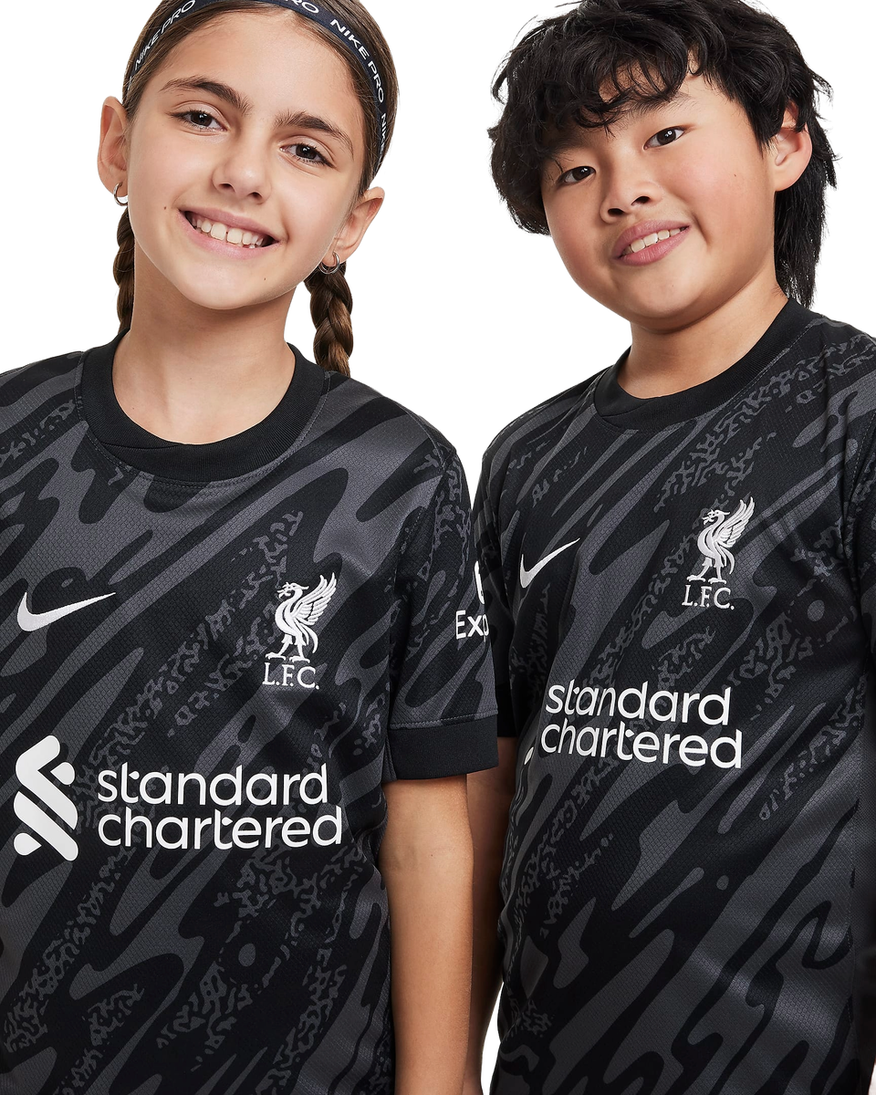 Liverpool 24/25 Kid's Home Goalkeeper Shirt and Shorts