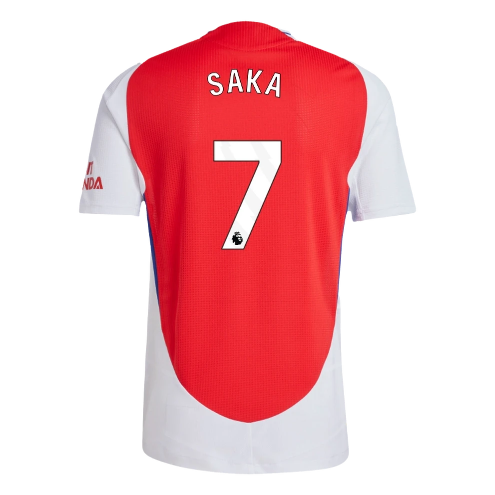 SAKA #7 Arsenal 24/25 Authentic Men's Home Shirt - PL Font