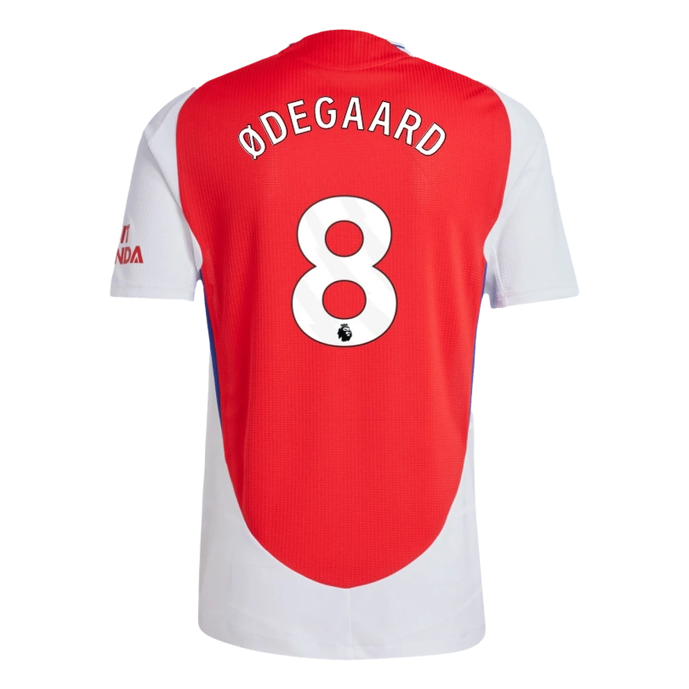 ØDEGAARD #8 Arsenal 24/25 Authentic Men's Home Shirt - PL Font