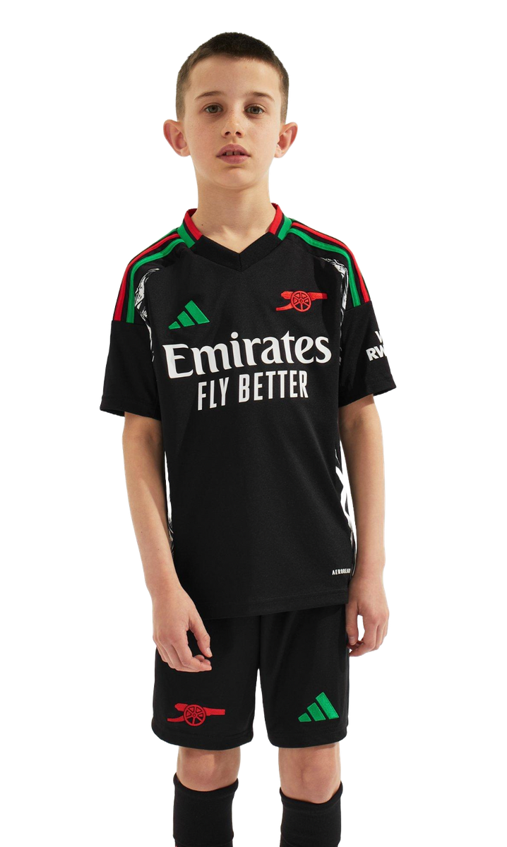 Arsenal 24/25 Kid's Away Shirt and Shorts