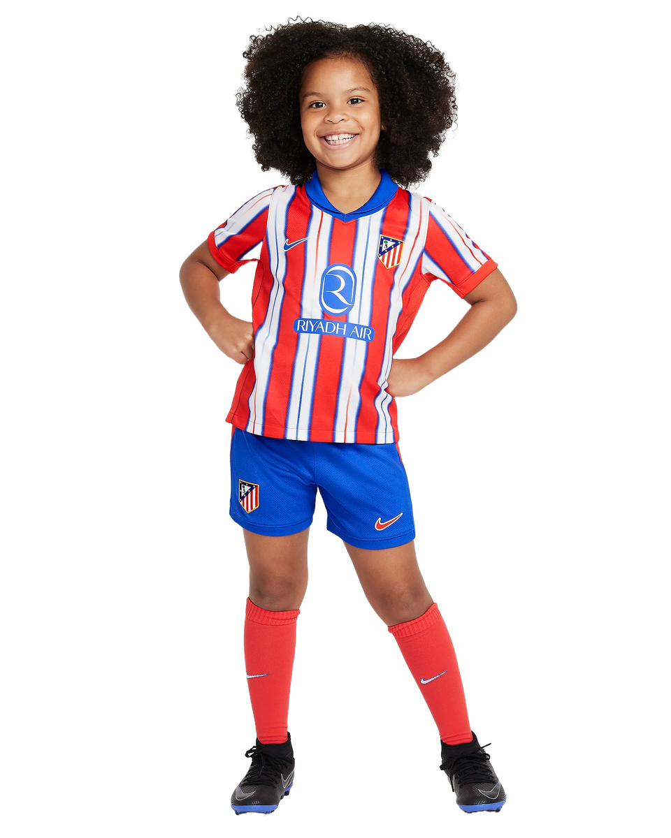 Atletico Madrid 24/25 Kid's Home Shirt and Shorts