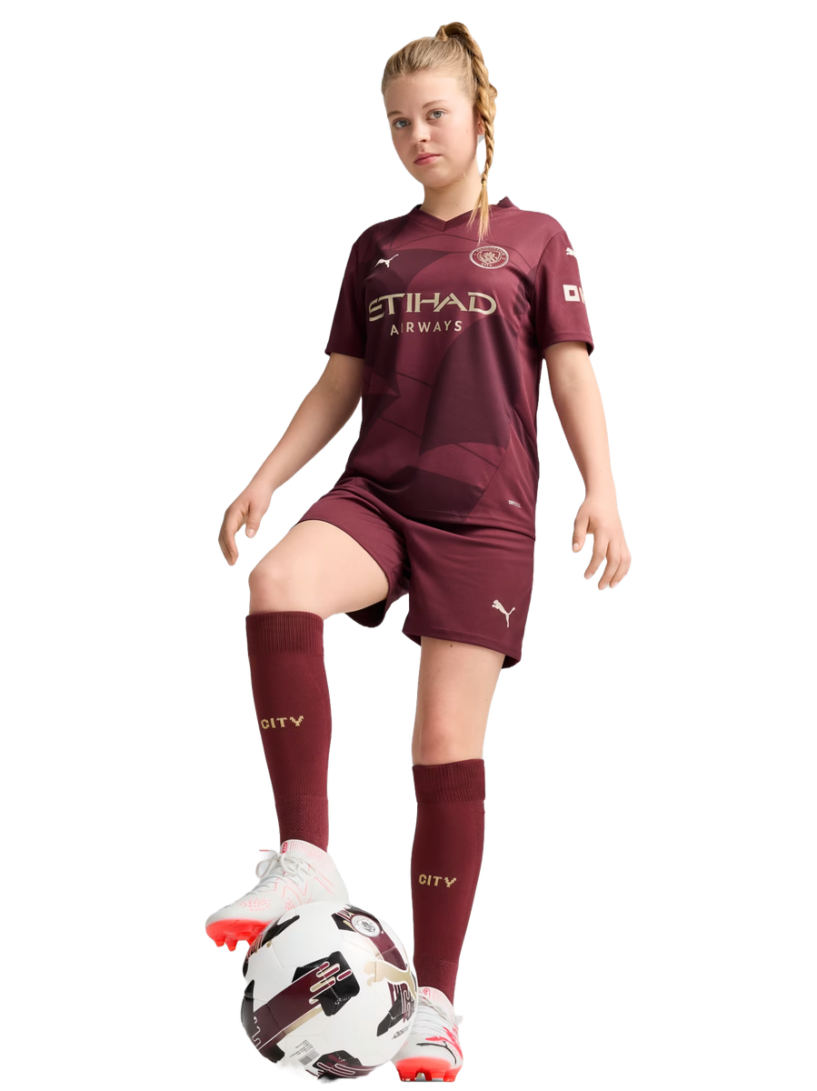 Manchester City 24/25 Kid's Third Shirt and Shorts