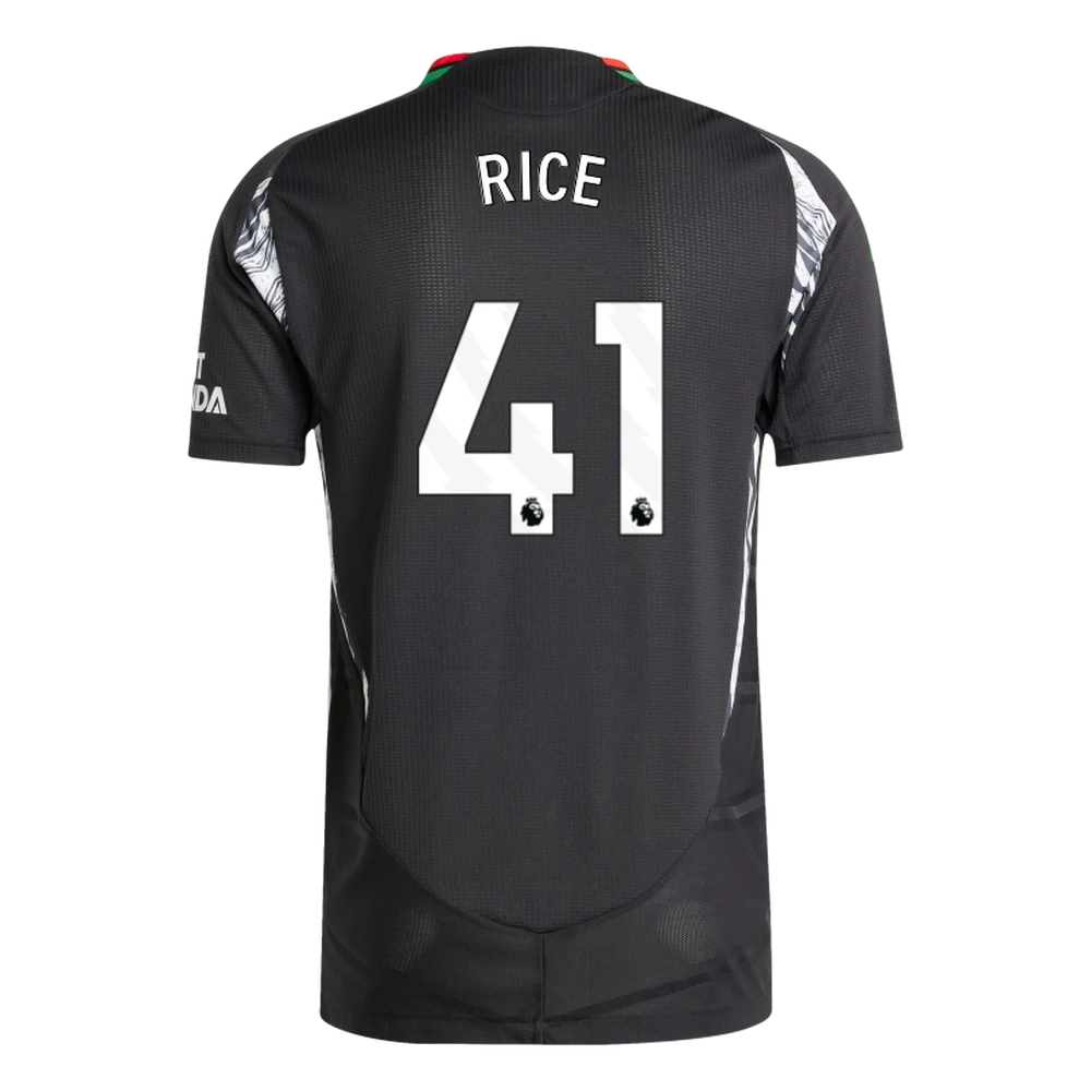 RICE #41 Arsenal 24/25 Authentic Men's Away Shirt - PL Font
