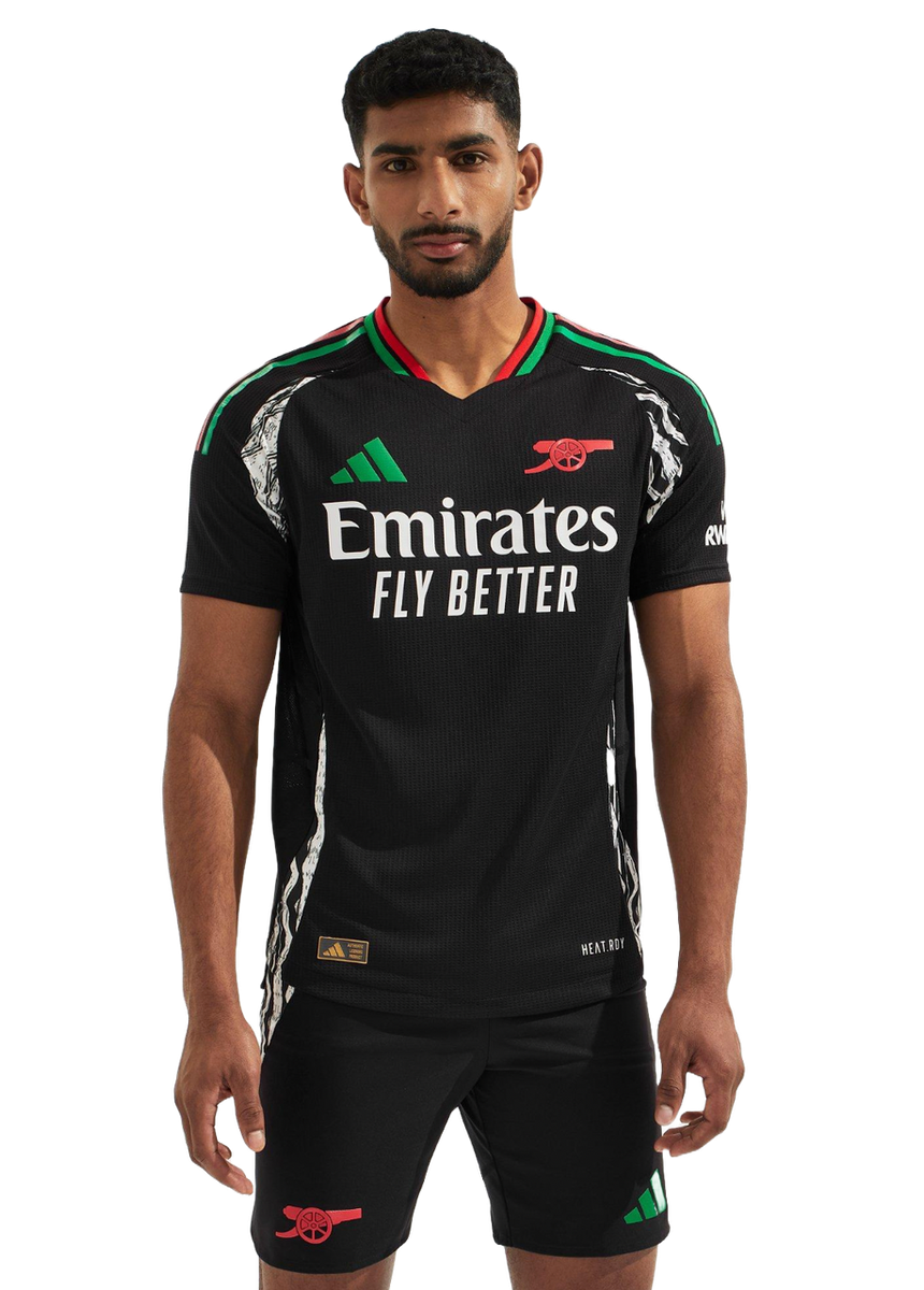 RICE #41 Arsenal 24/25 Authentic Men's Away Shirt - Arsenal Font
