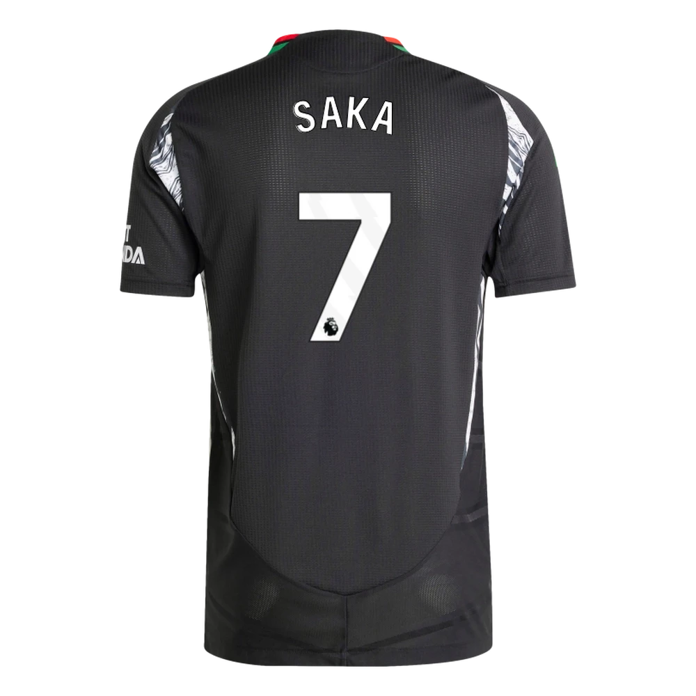 SAKA #7 Arsenal 24/25 Authentic Men's Away Shirt - PL Font