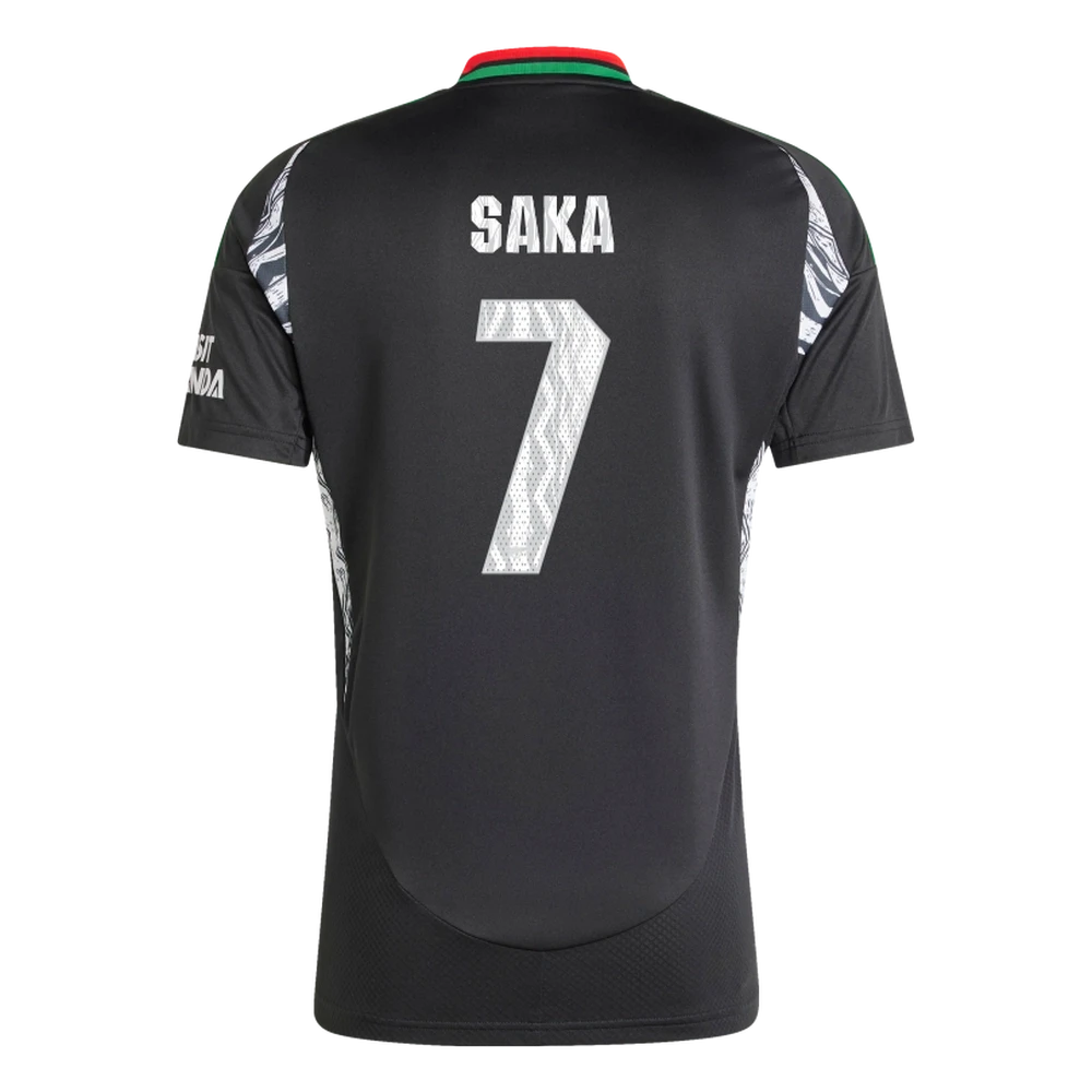 SAKA #7 Arsenal 24/25 Stadium Men's Away Shirt - Arsenal Font