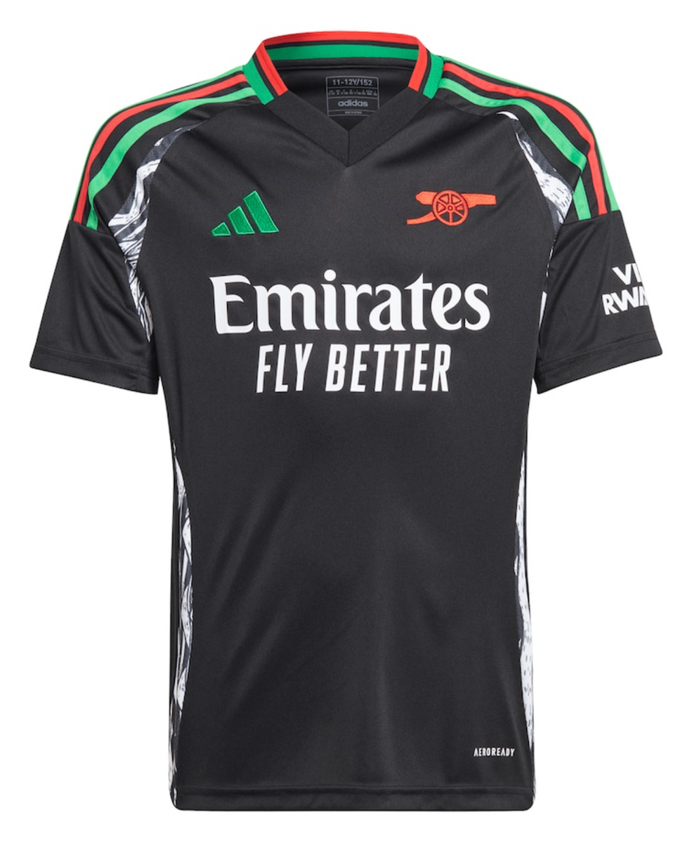 ØDEGAARD #8 Arsenal 24/25 Kid's Away Shirt and Shorts - Arsenal Font