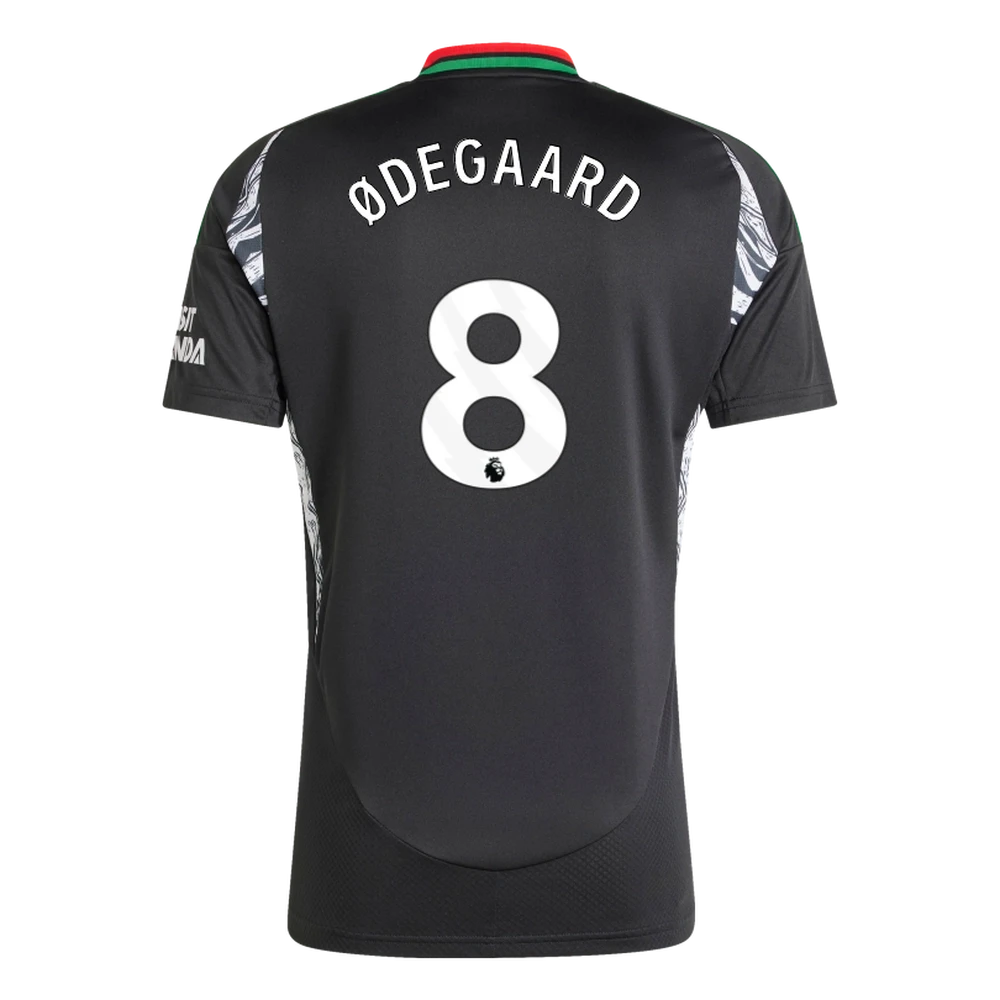 ØDEGAARD #8 Arsenal 24/25 Stadium Men's Away Shirt - PL Font