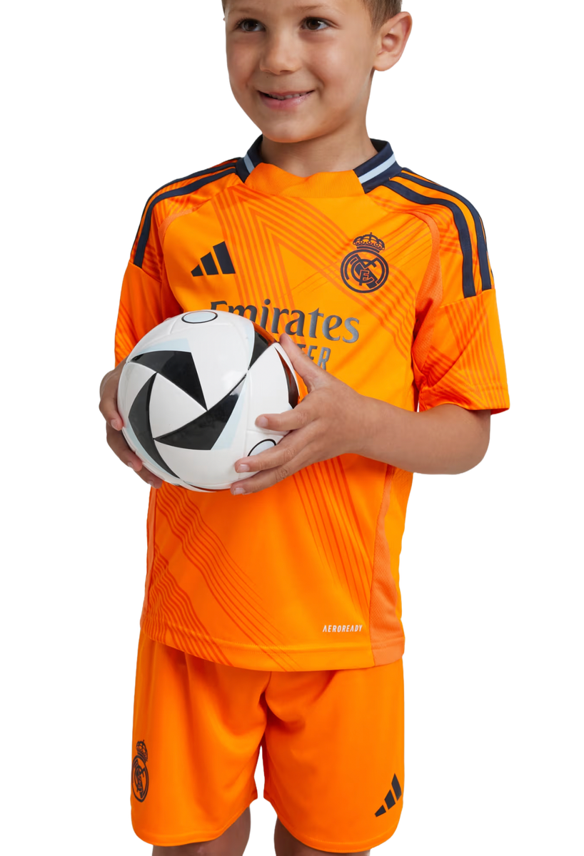 VINI JR #7 Real Madrid 24/25 Kid's Away Shirt and Shorts