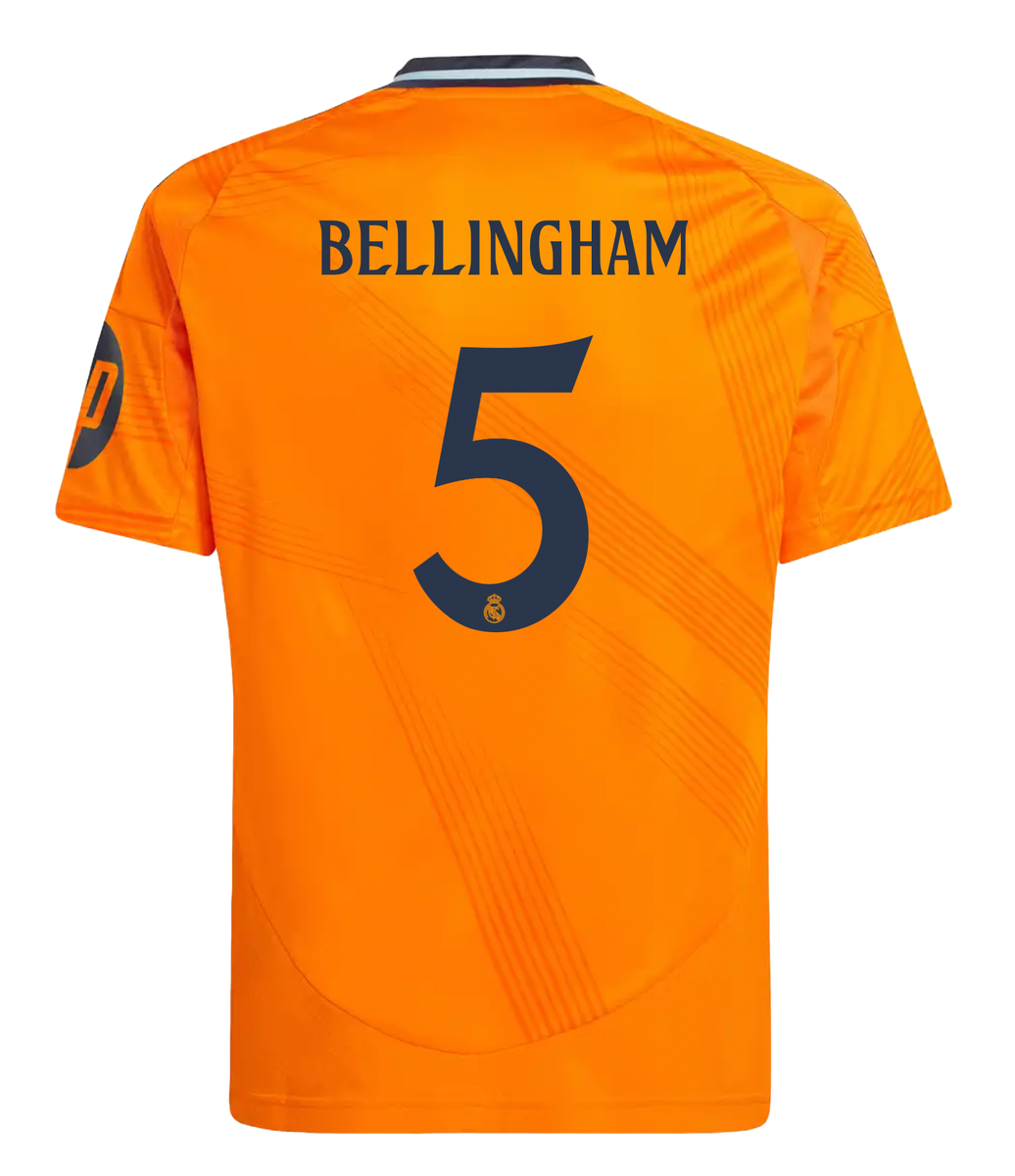 BELLINGHAM #5 Real Madrid 24/25 Kid's Away Shirt and Shorts
