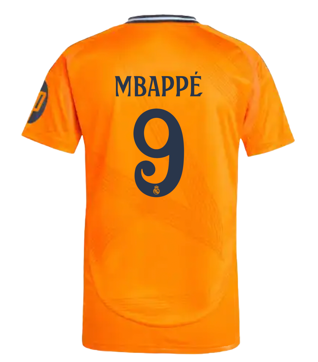 MBAPPÉ #9 Real Madrid 24/25 Stadium Men's Away Shirt