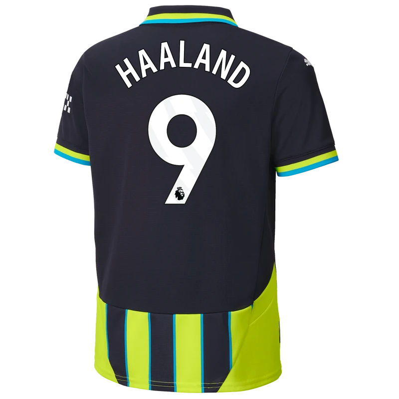 HAALAND #9 Manchester City 24/25 Kid's Away Shirt and Shorts - PL Font