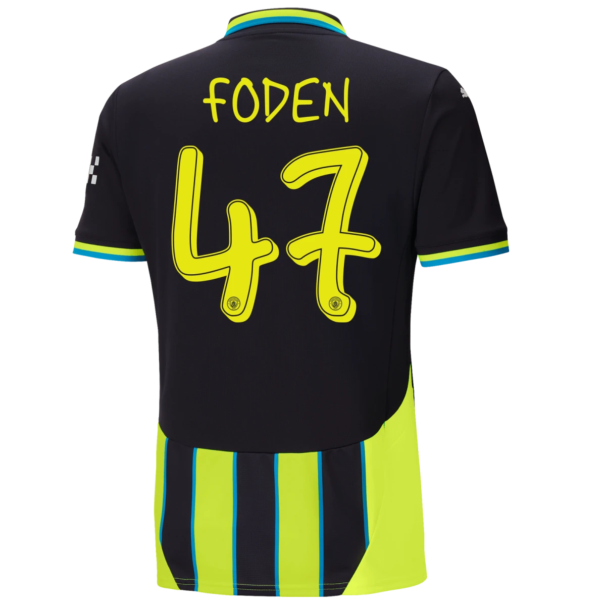 FODEN #47 Manchester City 24/25 Stadium Men's Away Shirt - Man City Font
