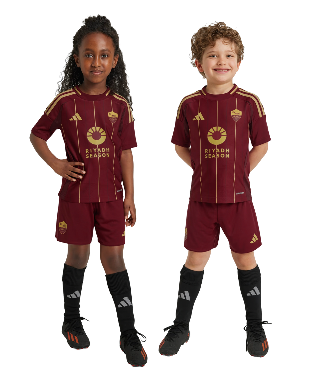 AS Roma 24/25 Kid's Home Shirt and Shorts