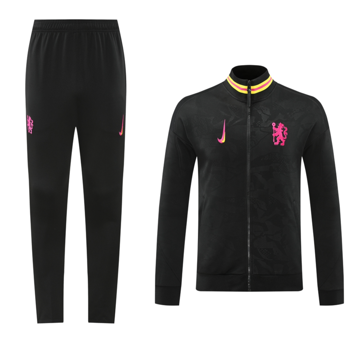 Chelsea 24/25 Men's Black Long Zip Jacket