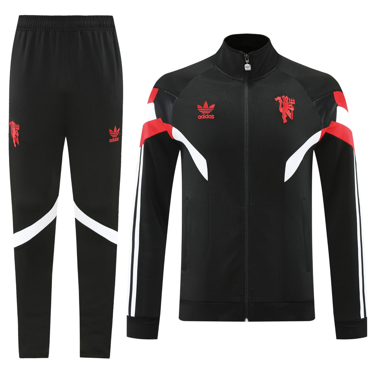 Manchester United 24/25 Men's Originals Black Long Zip Jacket