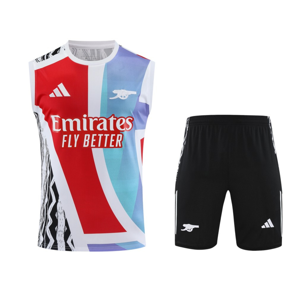 Arsenal 24/25 Men's Blue-Red Pre-Match Tank Top