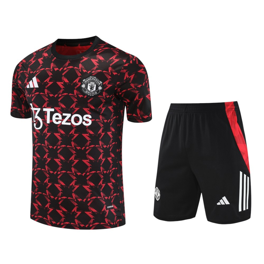 Manchester United 24/25 Men's Red-Black Pre-Match Shirt