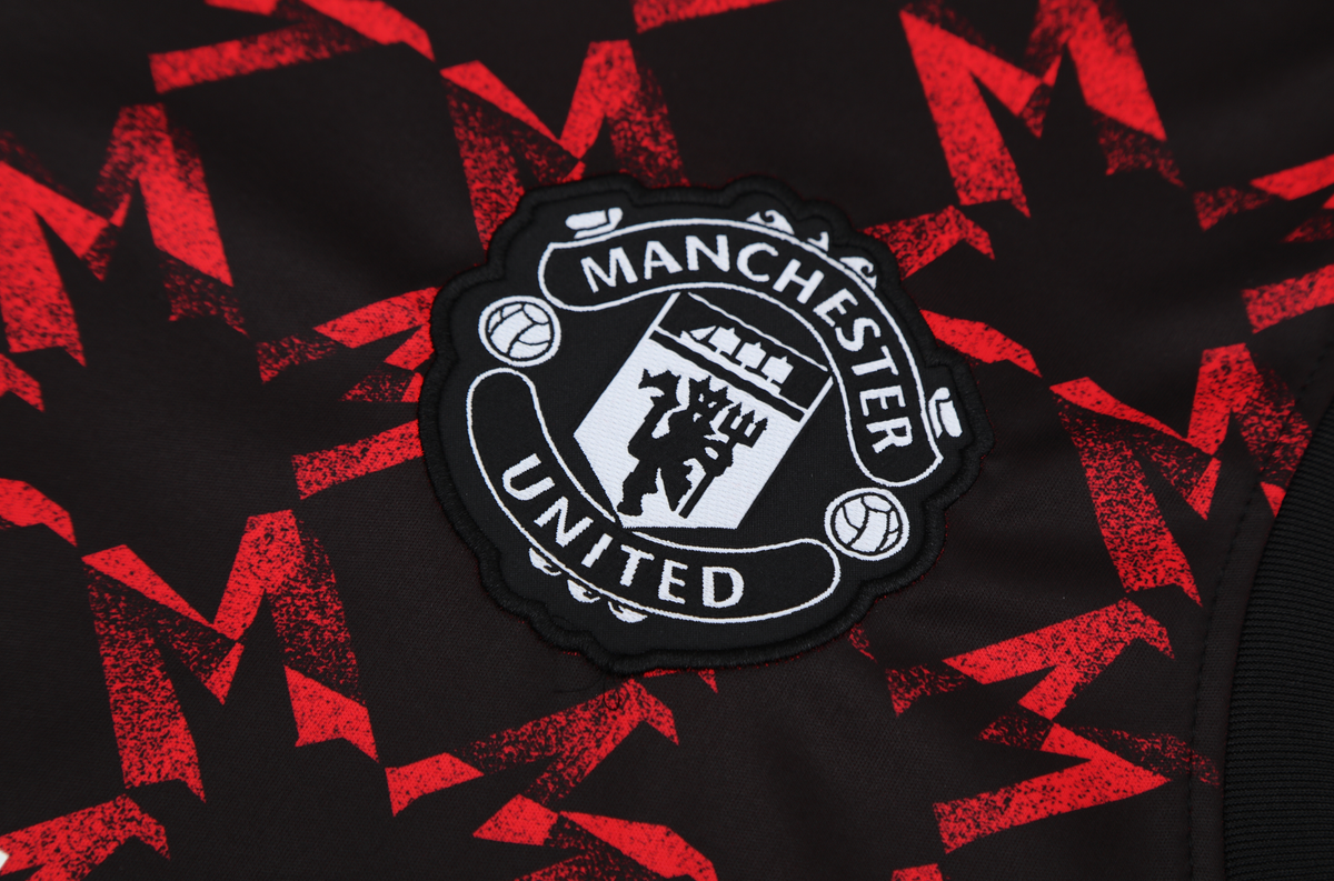 Manchester United 24/25 Men's Red-Black Pre-Match Shirt