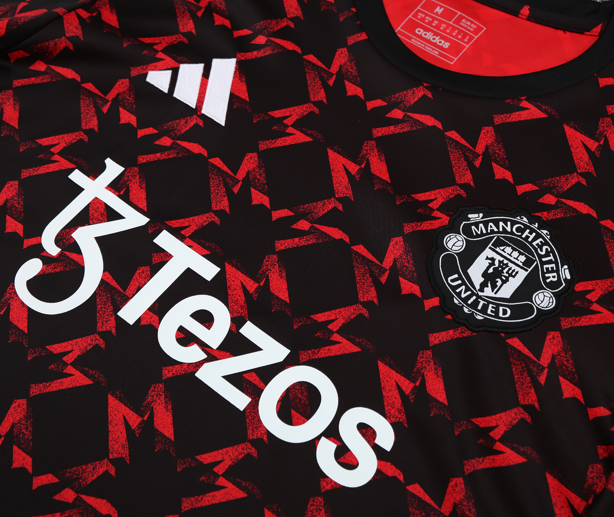 Manchester United 24/25 Men's Red-Black Pre-Match Tank Top
