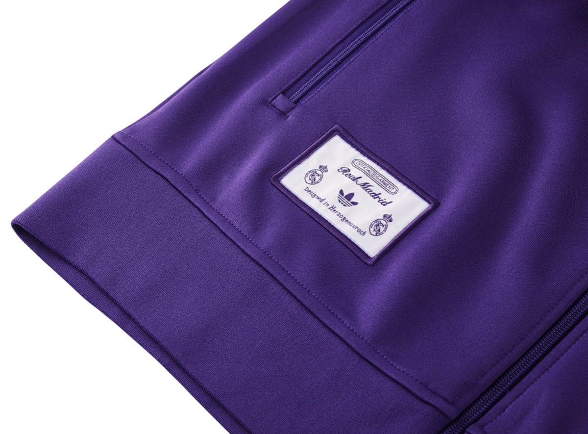 Real Madrid 24/25 Men's Originals Purple Long Zip Jacket