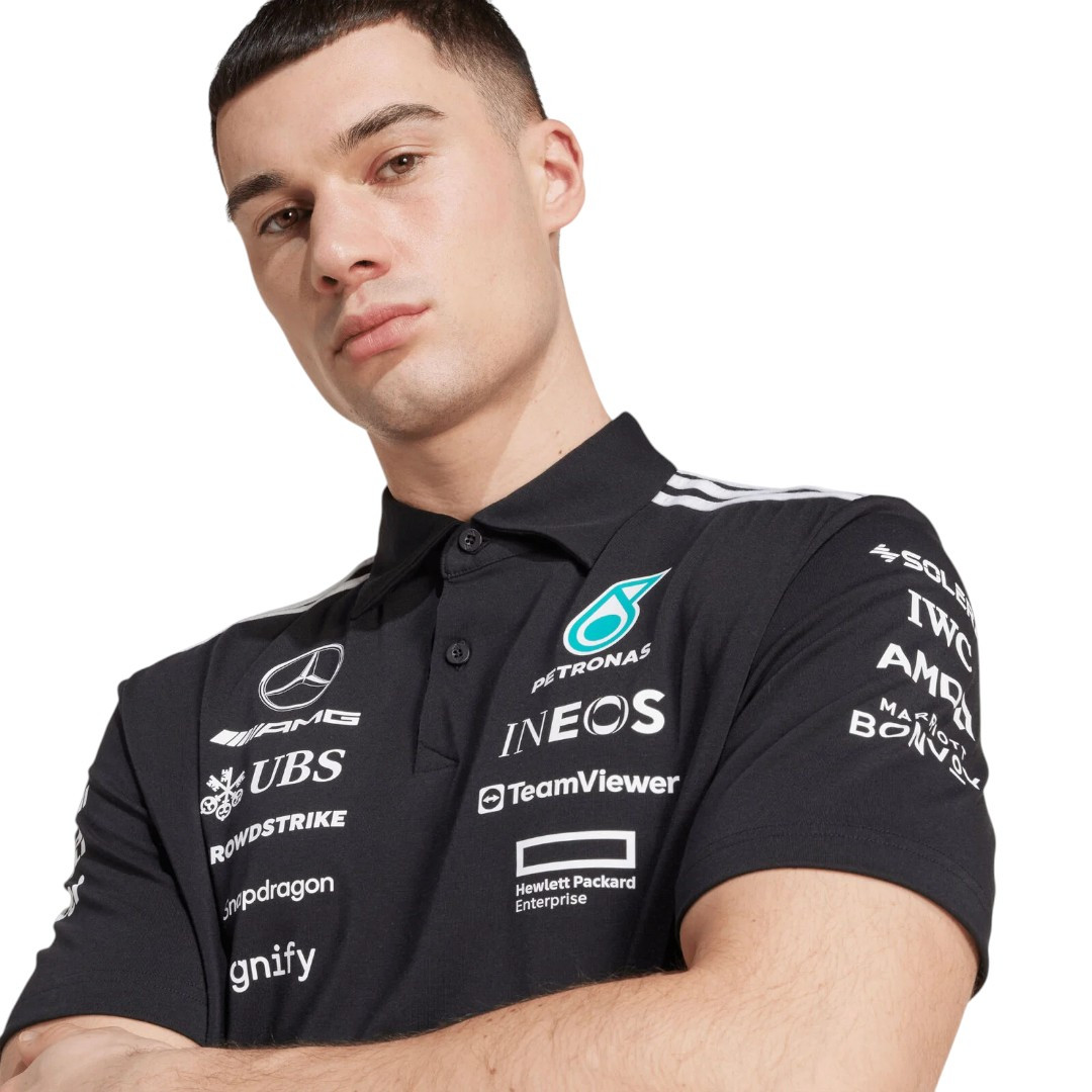 Mercedes-AMG 2025 Black Team Polo