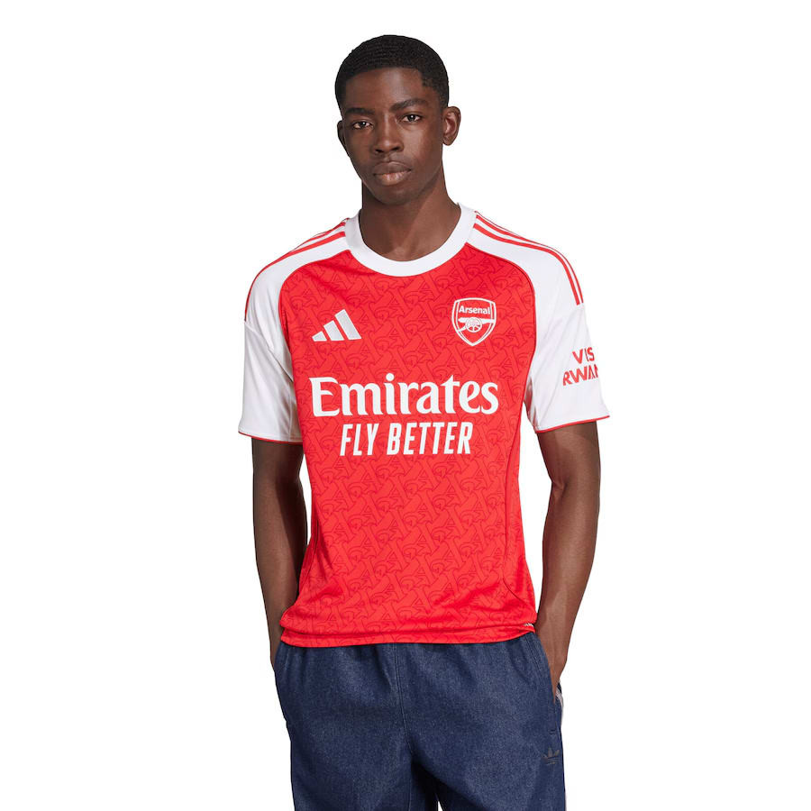 ØDEGAARD #8 Arsenal 25/26 Stadium Men's Home Shirt - PL Font