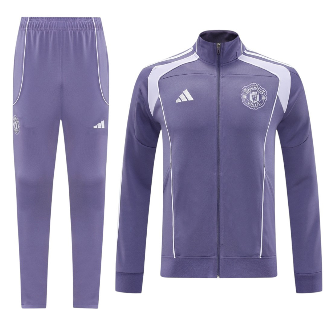 Manchester United 25/26 Men's Purple Long Zip Jacket