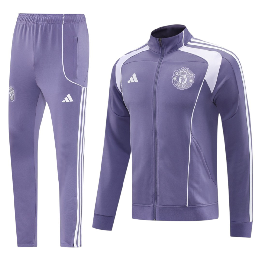 Manchester United 25/26 Men's Purple Long Zip Jacket