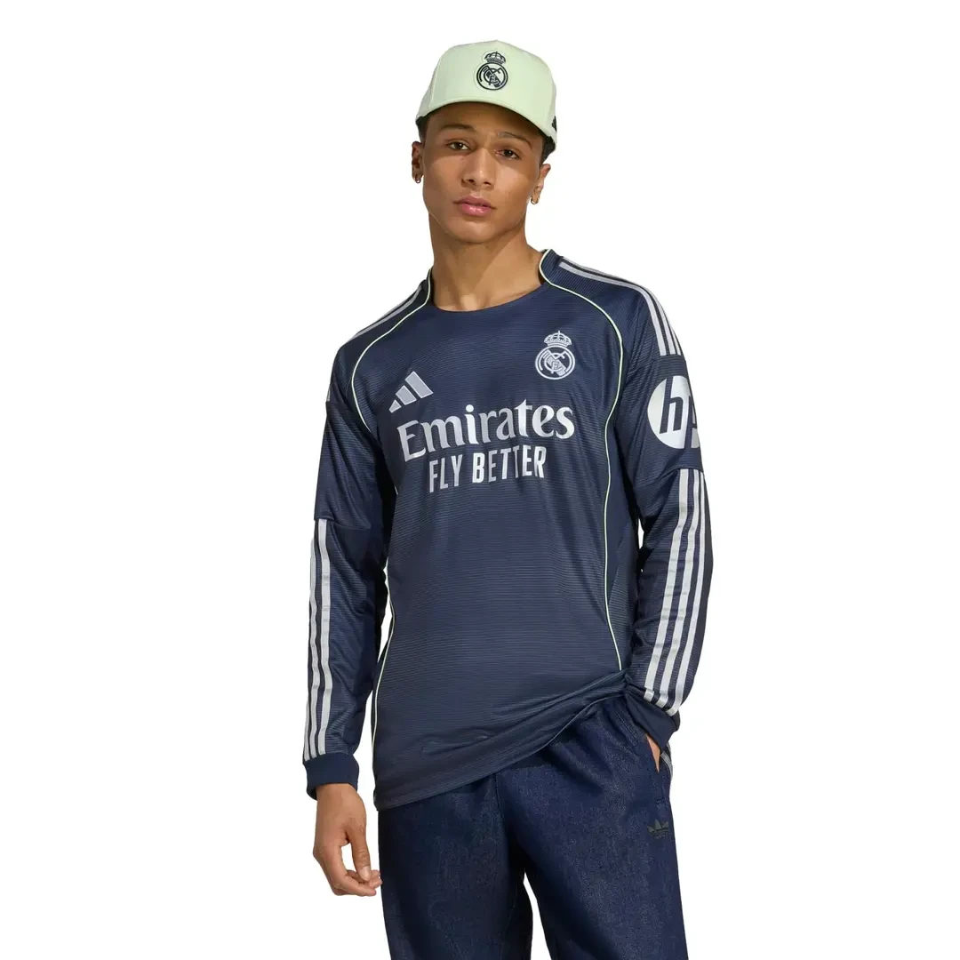 MBAPPÉ #10 Real Madrid 25/26 Men's Away Long Sleeve Shirt