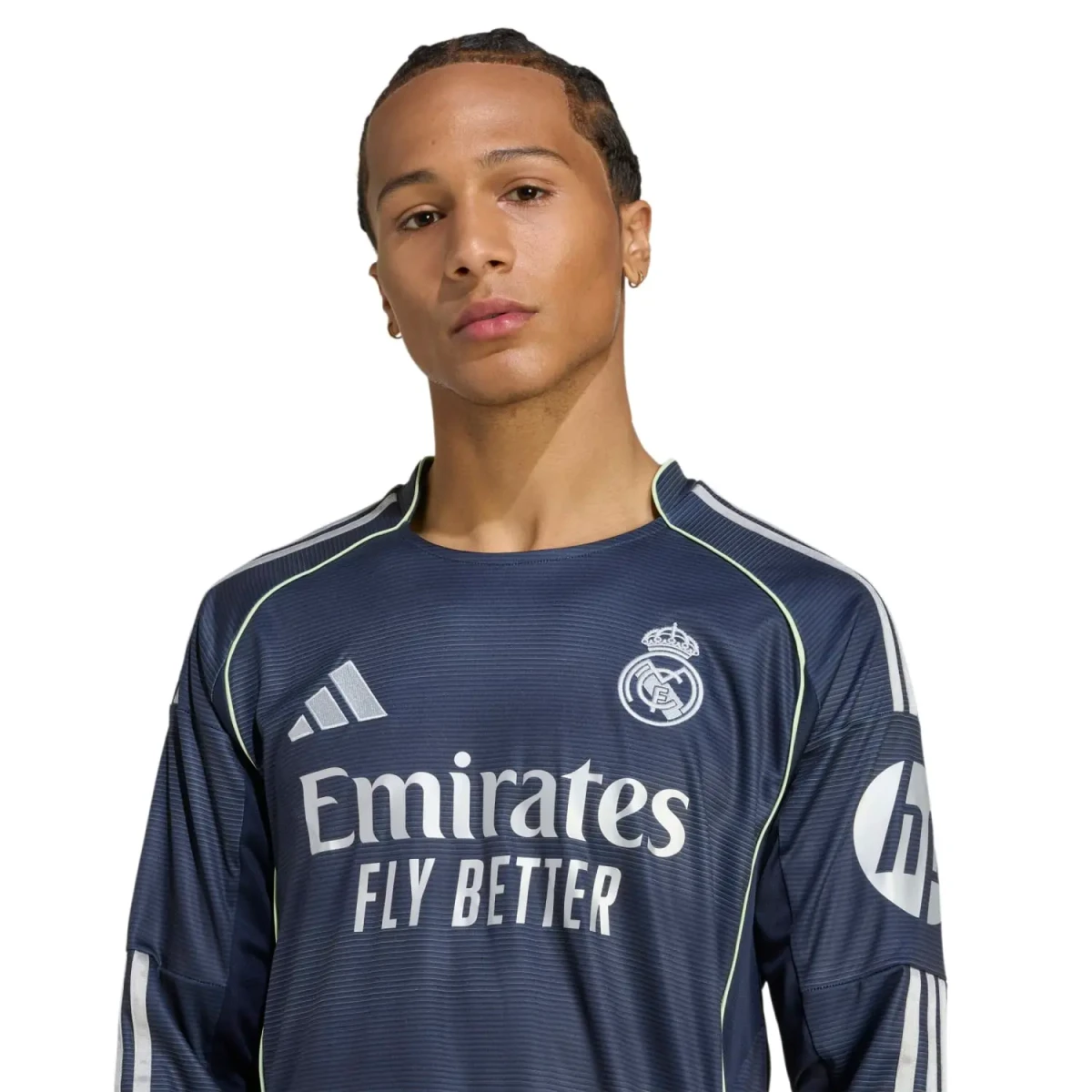 MBAPPÉ #10 Real Madrid 25/26 Men's Away Long Sleeve Shirt